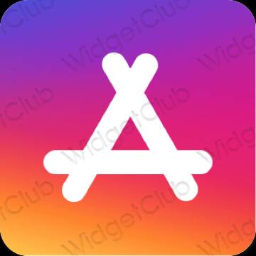 جمالية AppStore أيقونات التطبيقات