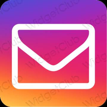 Icônes d'application Mail esthétiques