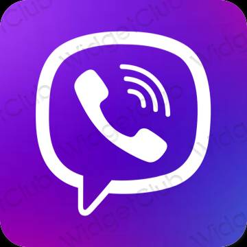 Estetske Viber ikone aplikacij