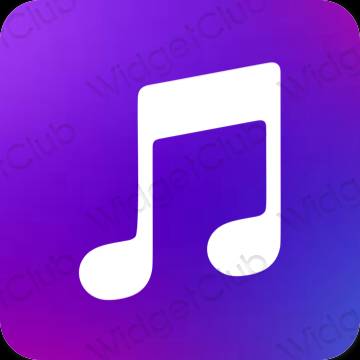 Icônes d'application Apple Music esthétiques