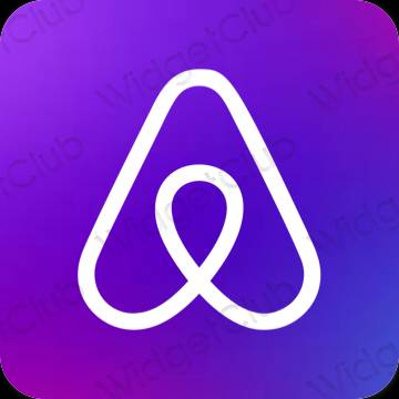Esztétikus Airbnb alkalmazásikonok