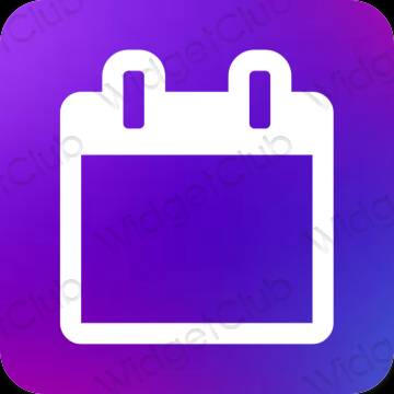 Esthetische Calendar app-pictogrammen