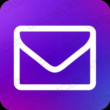 Icônes d'application Mail esthétiques