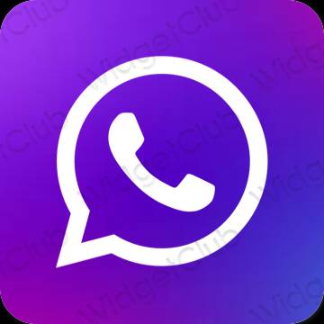 Æstetiske WhatsApp app-ikoner