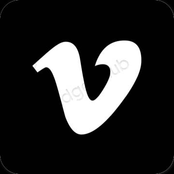 Æstetiske Vimeo app-ikoner
