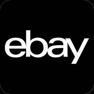Ästhetische eBay App-Symbole