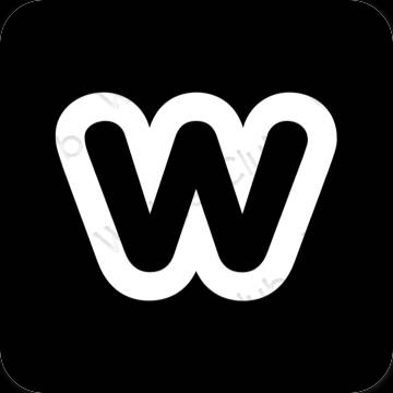 Estetické ikony aplikácií Weebly