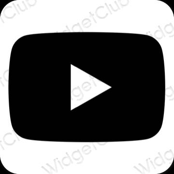 Icônes d'application Youtube esthétiques