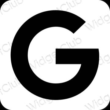 Esthetische Google app-pictogrammen