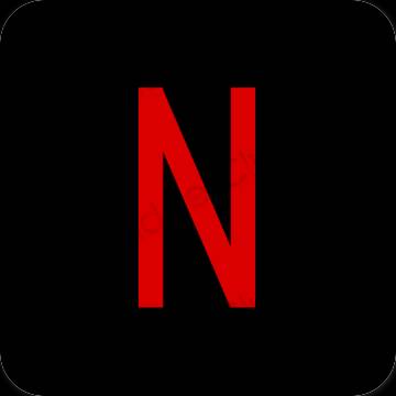 Ikon apl Netflix Estetik