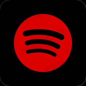 Esthetische Spotify app-pictogrammen