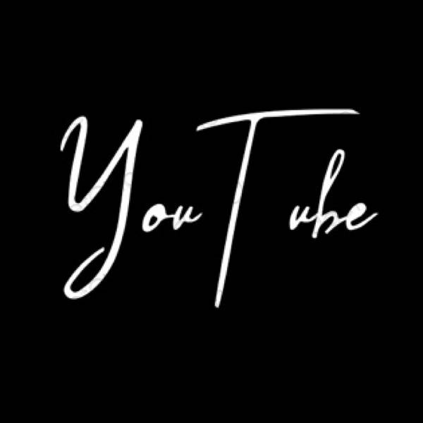 Aesthetic black Youtube app icons