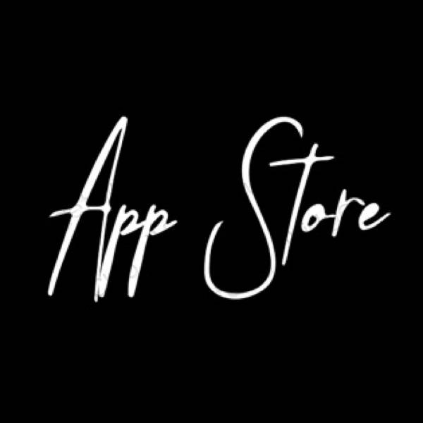 Aesthetic black AppStore app icons
