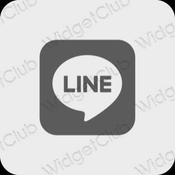 Естетске LINE иконе апликација