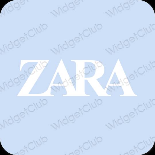 Thẩm mỹ màu tím ZARA biểu tượng ứng dụng