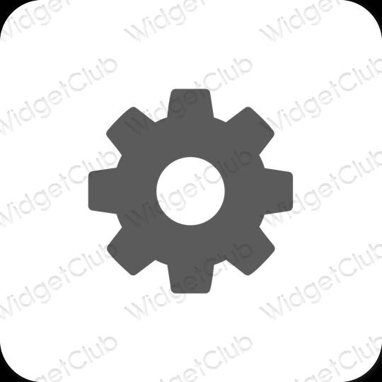 Esthetische Settings app-pictogrammen