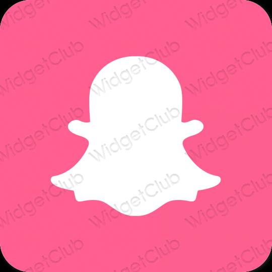 Естетичний фіолетовий snapchat значки програм