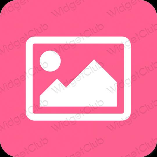 Stijlvol paars Photos app-pictogrammen