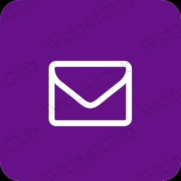 Icônes d'application Mail esthétiques