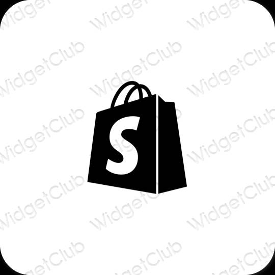 Aesthetic Shopify app icons