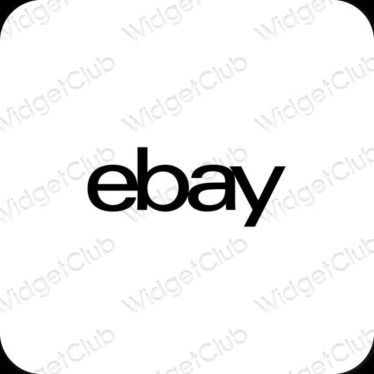 Estetinės eBay programų piktogramos