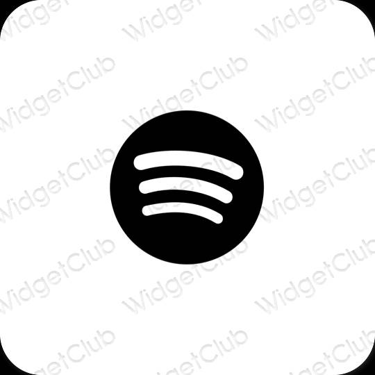 Estética Spotify iconos de aplicaciones