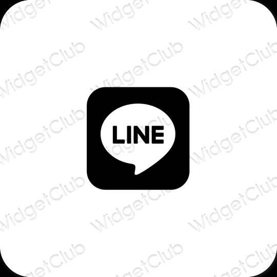 جمالية LINE أيقونات التطبيقات