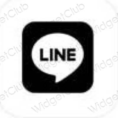 Estetske LINE ikone aplikacij