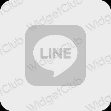 Esthetische LINE app-pictogrammen