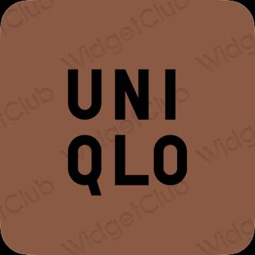 ესთეტიკური UNIQLO აპლიკაციის ხატები