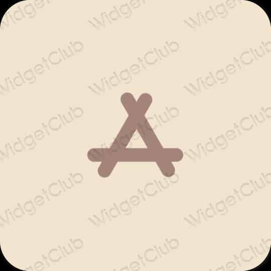 Estetic bej AppStore pictogramele aplicației
