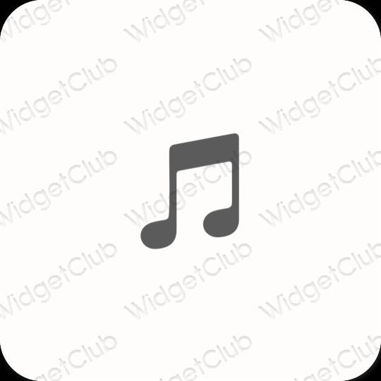 Ästhetische Apple Music App-Symbole