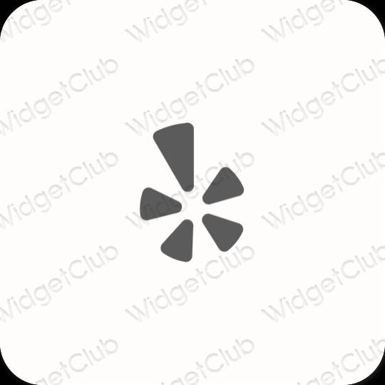 Ästhetische Yelp App-Symbole