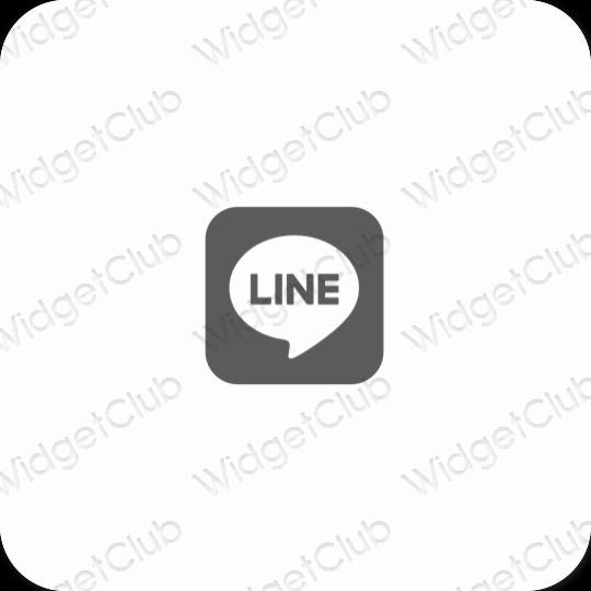 جمالية LINE أيقونات التطبيقات