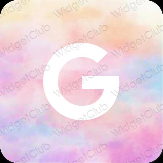 Aesthetic Google app icons