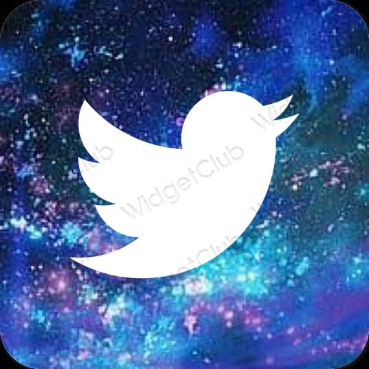 نمادهای برنامه زیباشناسی Twitter