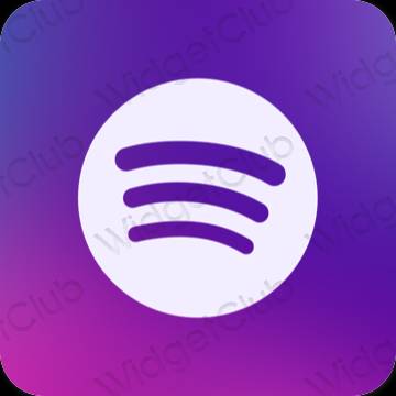 Icone delle app Spotify estetiche