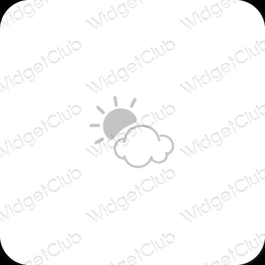 Естетични Weather икони на приложения