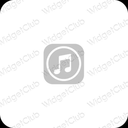 Esthetische Apple Music app-pictogrammen