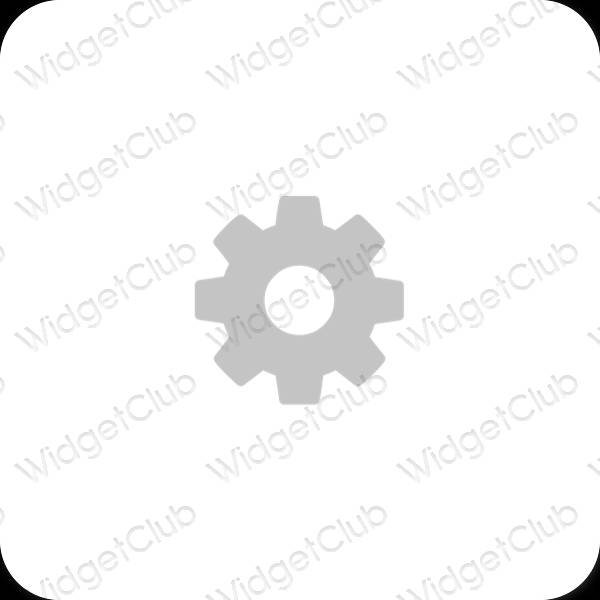 Ästhetische Settings App-Symbole
