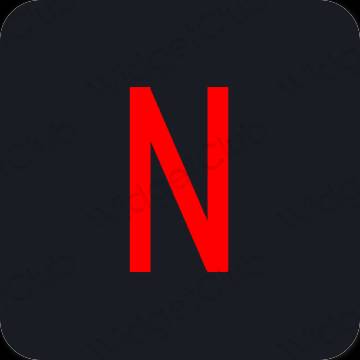 Эстетические Netflix значки приложений