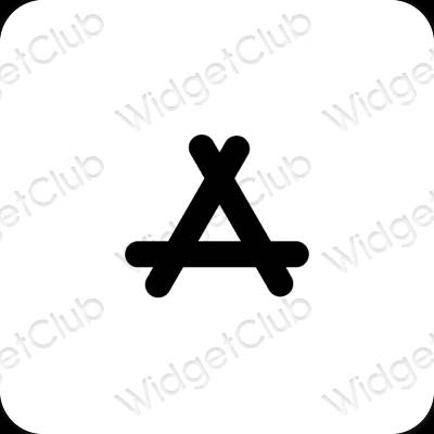 Esthetische AppStore app-pictogrammen