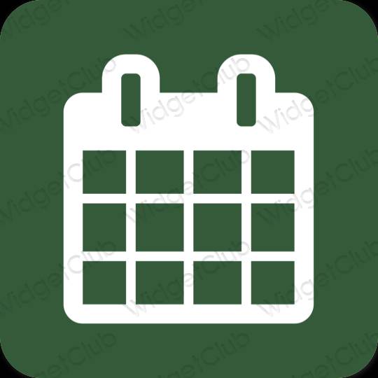 نمادهای برنامه زیباشناسی Calendar