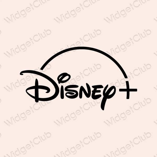Ikon aplikasi estetika Disney
