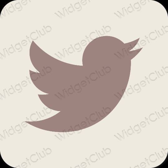 Icone delle app Twitter estetiche