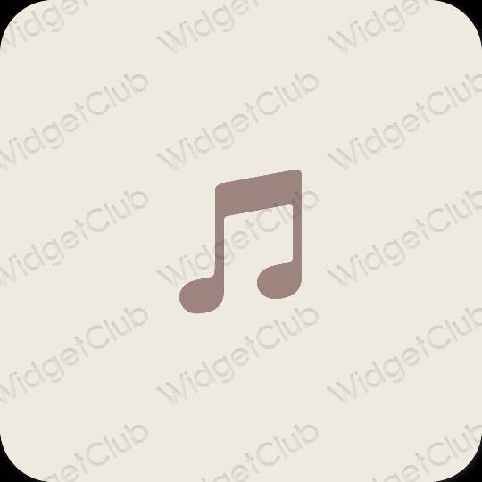 Icônes d'application Apple Music esthétiques