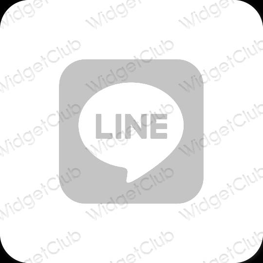 Esthetische LINE app-pictogrammen