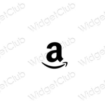 Esthetische Amazon app-pictogrammen