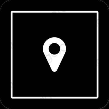 Icone delle app Google Map estetiche