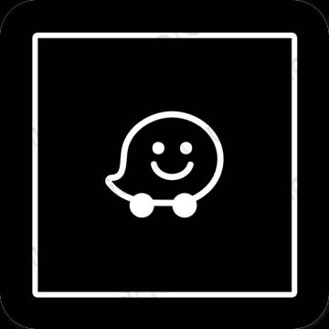 Aesthetic Waze app icons